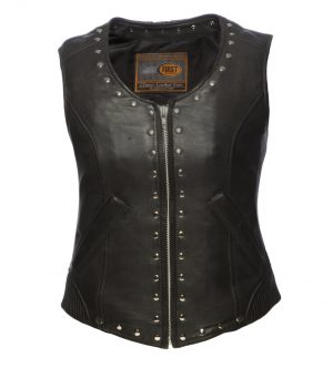 Leather Vests -Ladies